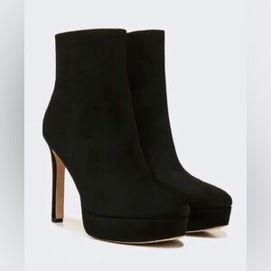 New Veronica Beard Women's Dali Black Suede Ankle Boots Heels US 9 MSRP $550